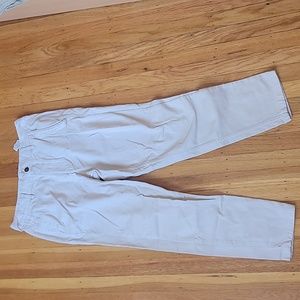 Zara White Cotton Pants